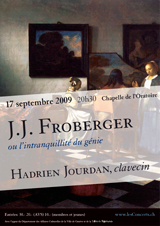 Froberger, Hadrien Jourdan, clavecin