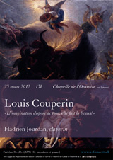 Récital Louis Couperin, Hadrien Jourdan, clavecin. 25 mars 2012