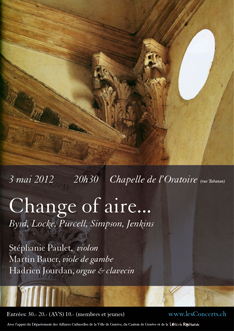 Change of aire... Byrd, Locke, Purcell, Simpson, Jenkins 