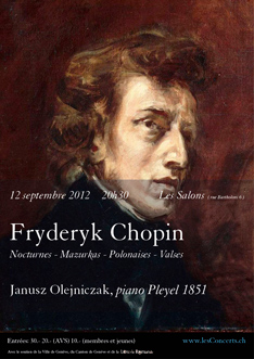 Fryderyk Chopin, r&eacute;cital Janusz Olejniczak