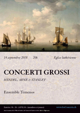 CONCERTI GROSSI L’apothéose baroque sous l’angle du concerto grosso 