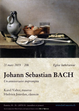 Johann Sebastian BACH, l'anniversaire impromptuJohann Sebastian BACH, l'anniversaire impromptu