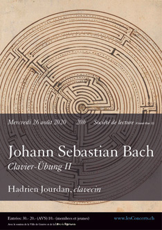26 août 2020 : Bach, Clavier-Übung 2 & Fantaisie Chromatique