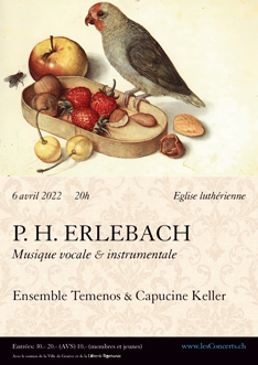6 avril 2022 : P.H. Erlebach, Ensemble Temenos & Capucine Keller