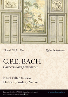 25 mai 2023 : CPE Bach, Conversations passionnées. Sonates en trio