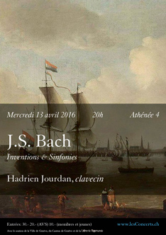 Affiche — Johann Sebastian Bach : Les Inventions & Sinfonies