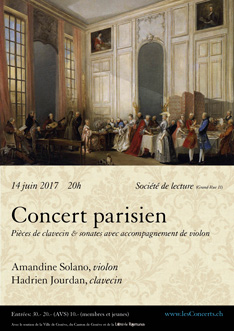 Affiche — Un concert parisien sous Louis XV