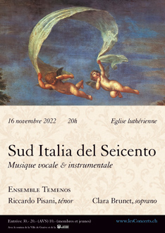 Affiche — Sud Italia del Seicento, Falconieri, Trabaci, d'India, Caccini