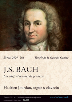 Affiche — J.S. Bach : chefs-d'œuvres de jeunesse